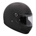 Merlin Revival Full Face Urban Motorcycle Helmet (Matt Black)