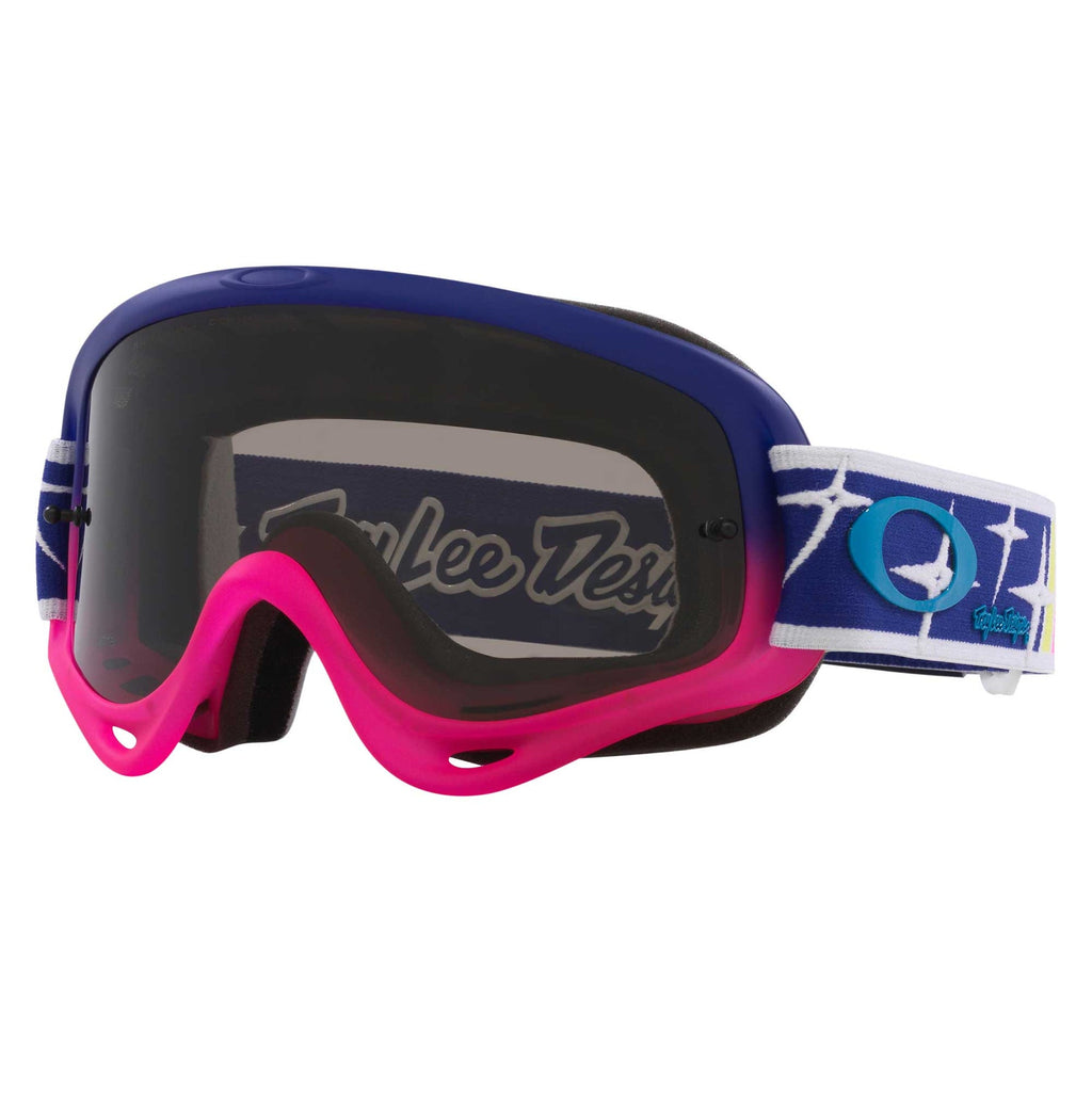 Oakley O-Frame Goggles TLD SPEED Stars (Blue/Pink) Dark Grey Lens *NO BOX*