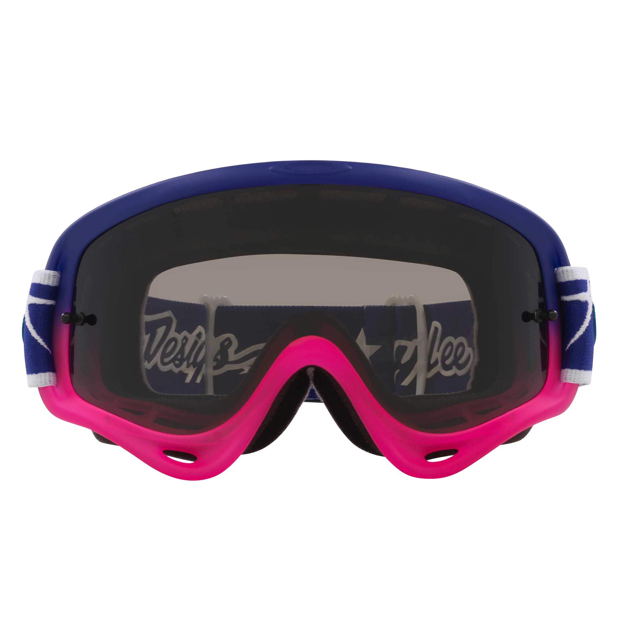 Oakley O-Frame Goggles TLD SPEED Stars (Blue/Pink) Dark Grey Lens *NO BOX*