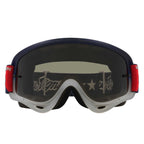 Oakley O-Frame Goggles TLD RWB Stars (Navy/Red) Dark Grey Lens *NO BOX*