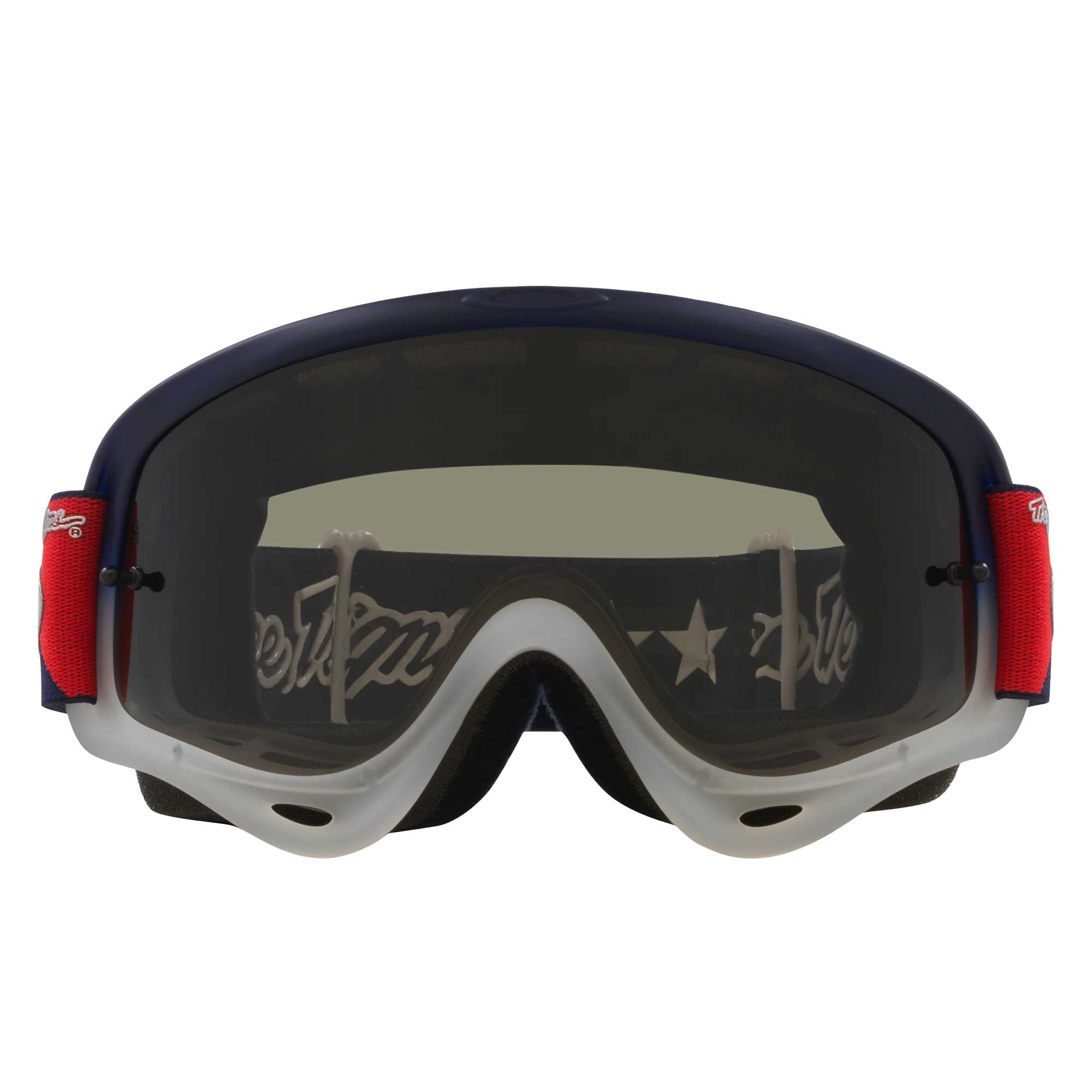 Oakley O-Frame Goggles TLD RWB Stars (Navy/Red) Dark Grey Lens *NO BOX*