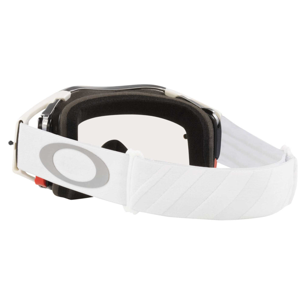 Oakley Airbrake Goggles - TUFF BLOCKS (White) Clear Len