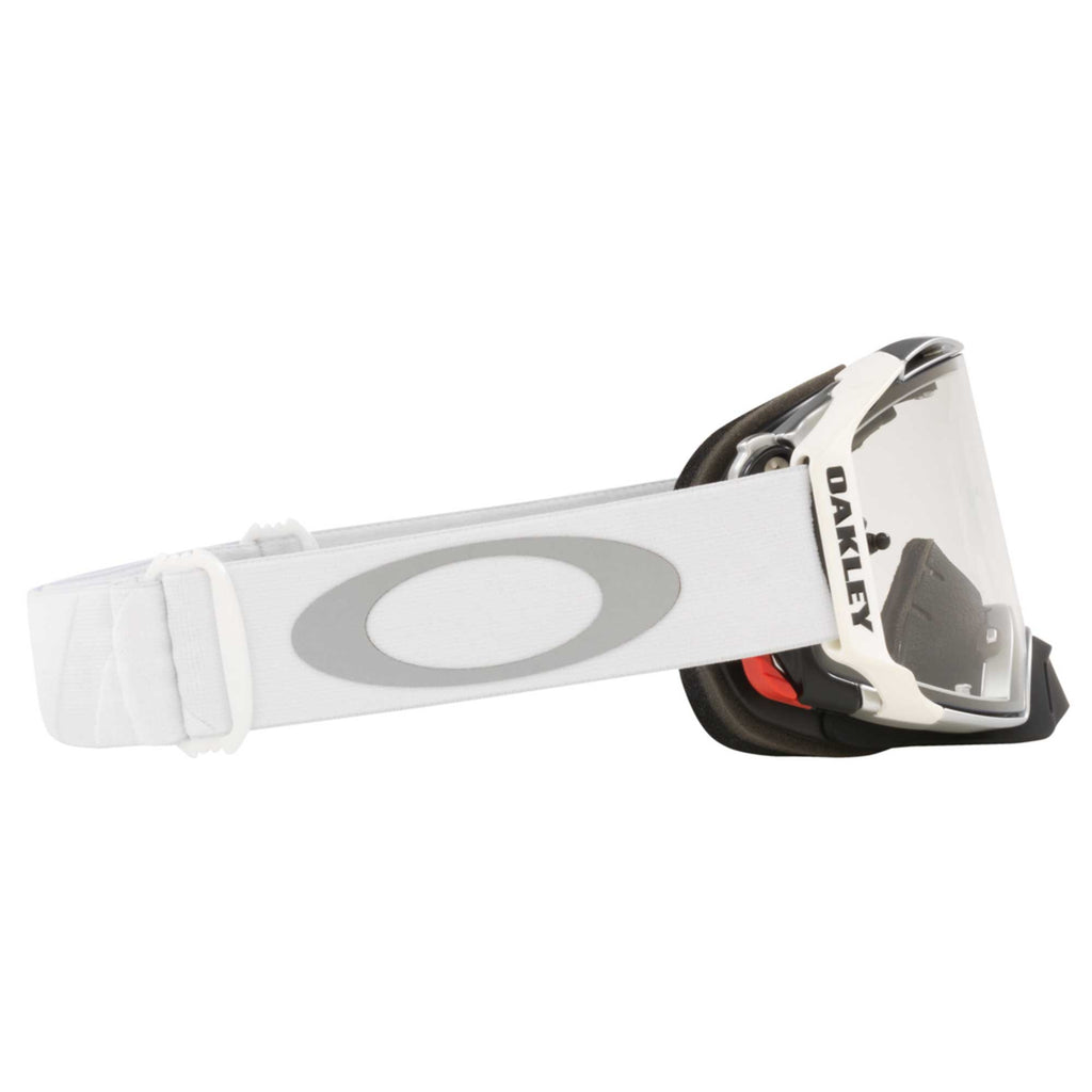 Oakley Airbrake Goggles - TUFF BLOCKS (White) Clear Len