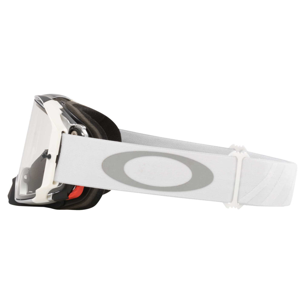 Oakley Airbrake Goggles - TUFF BLOCKS (White) Clear Len