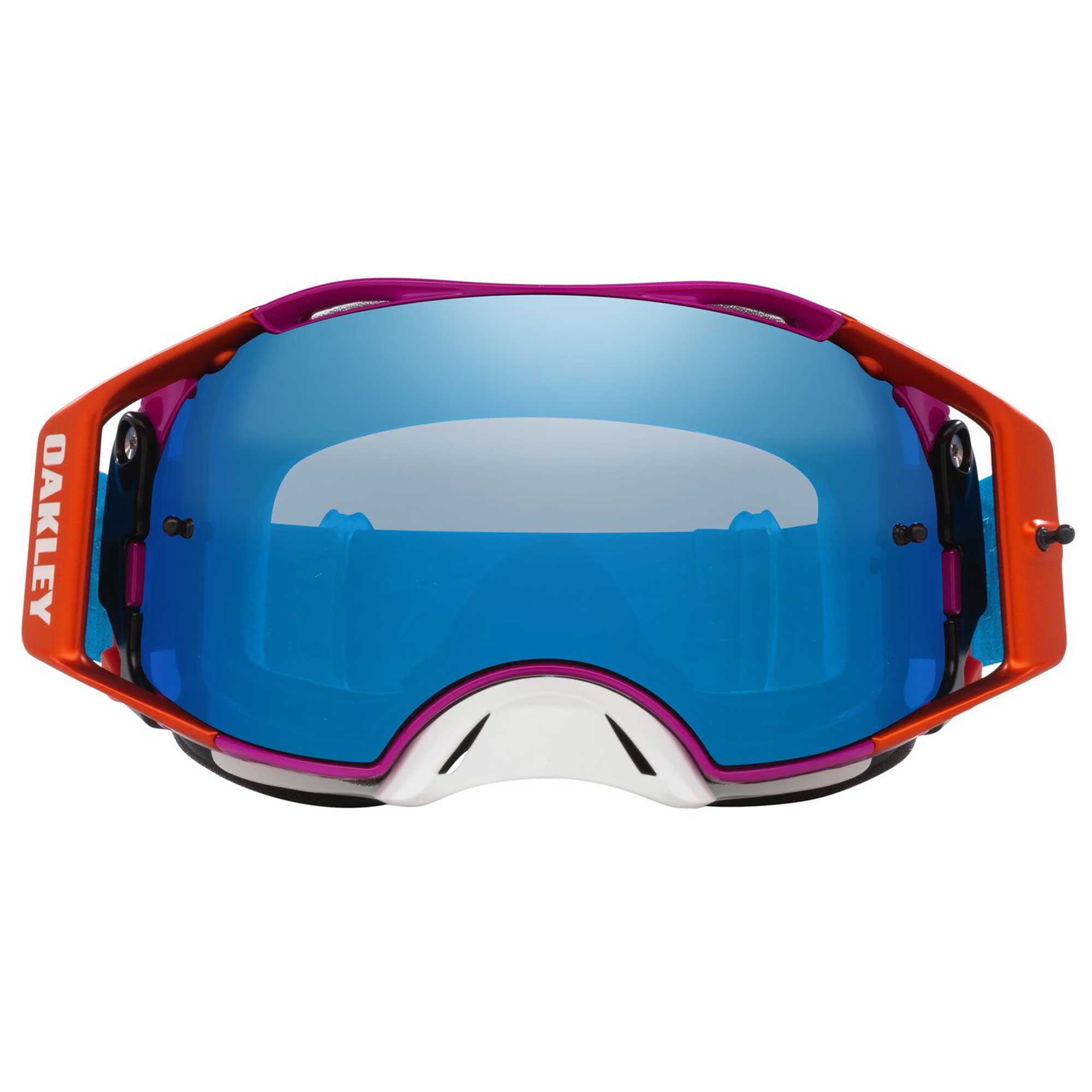 Oakley Airbrake Goggles - TLD Speed Stars (Blue/Blue/Red/Pink) PRIZM Black Ice Iridium Lens *NO BOX*