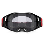 Oakley Airbrake LITE Goggles (Black/Red) Light Smoke Lens