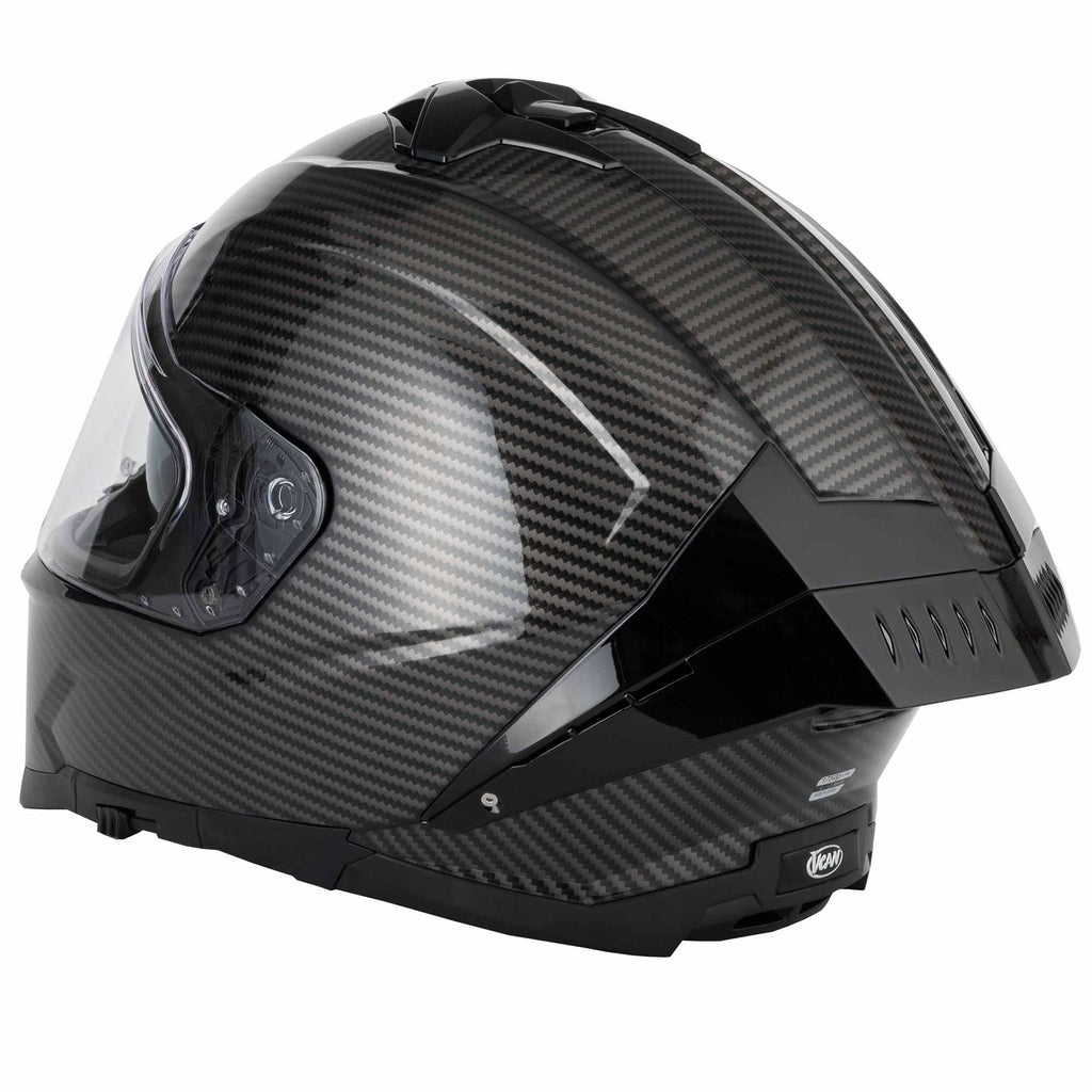 VCAN H162 X-Zero Motorcycle Helmet (Black)
