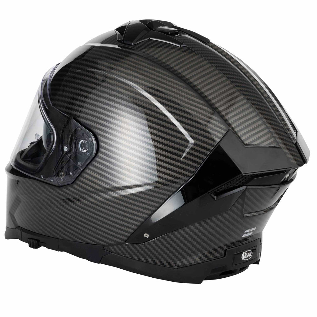 VCAN H162 X-Zero Motorcycle Helmet (Black)