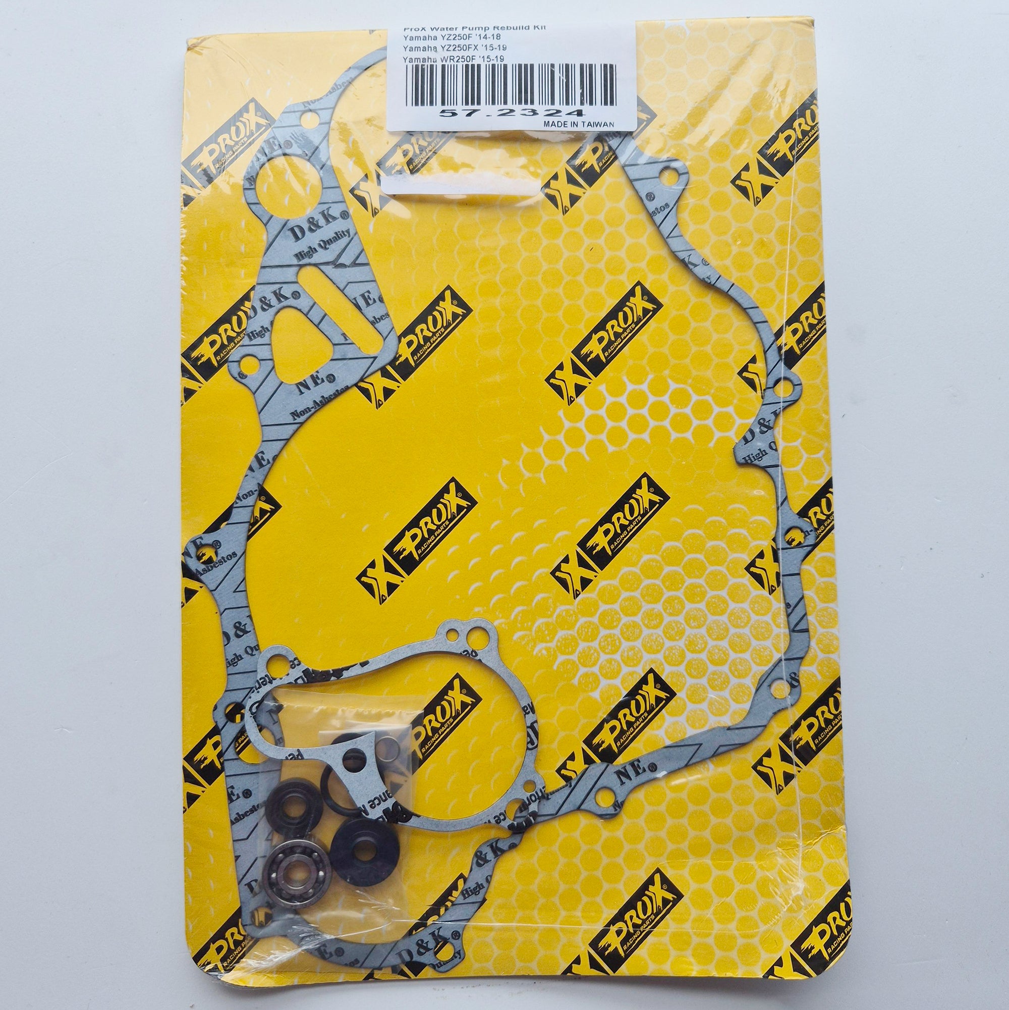 ProX Water Pump Repair Kit & Gasket - YZF250 14-18, WRF250 15-19, YZF250X 15-19