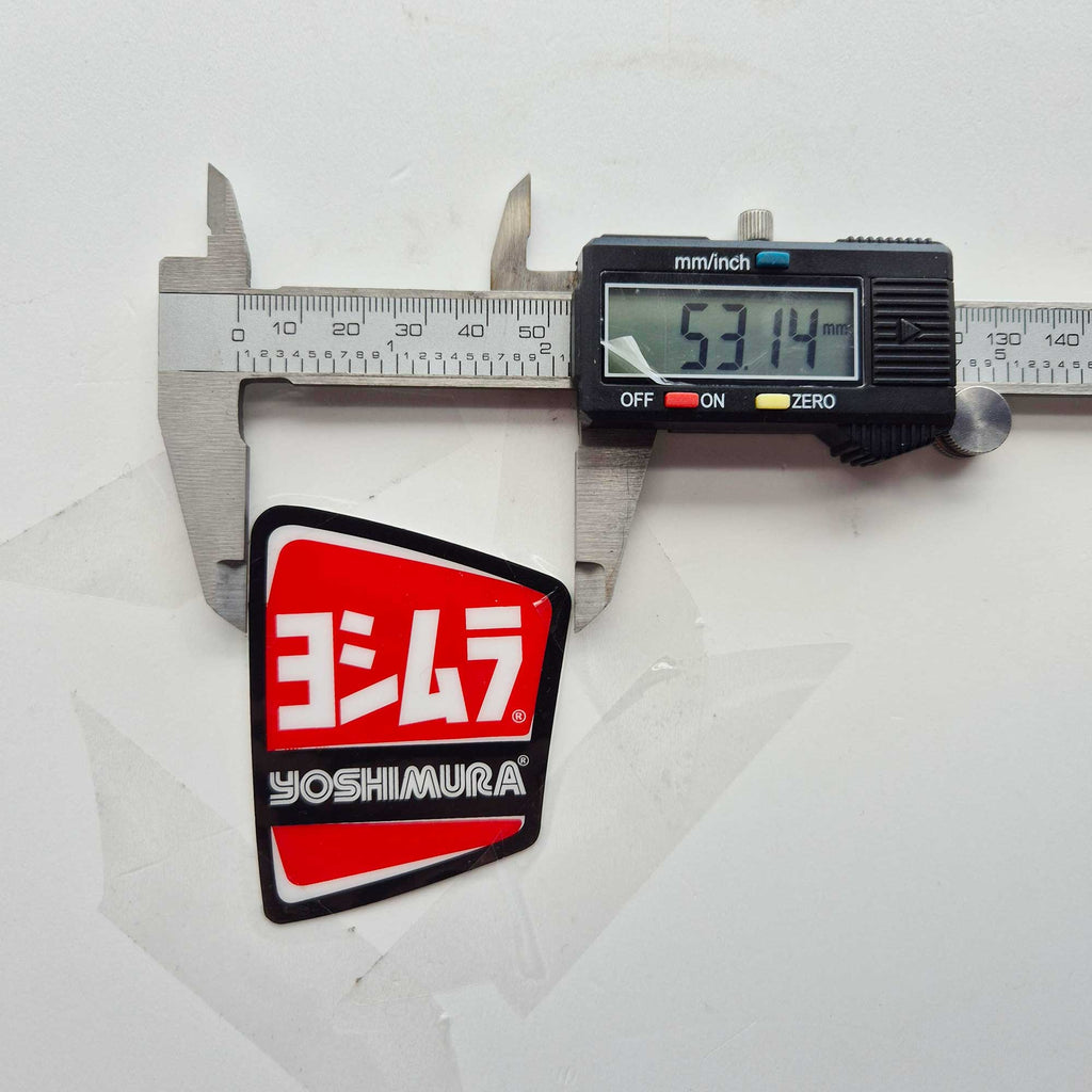 Yoshimura (Spares) End Cap Heatproof Sticker - RS9 LEFT x 1