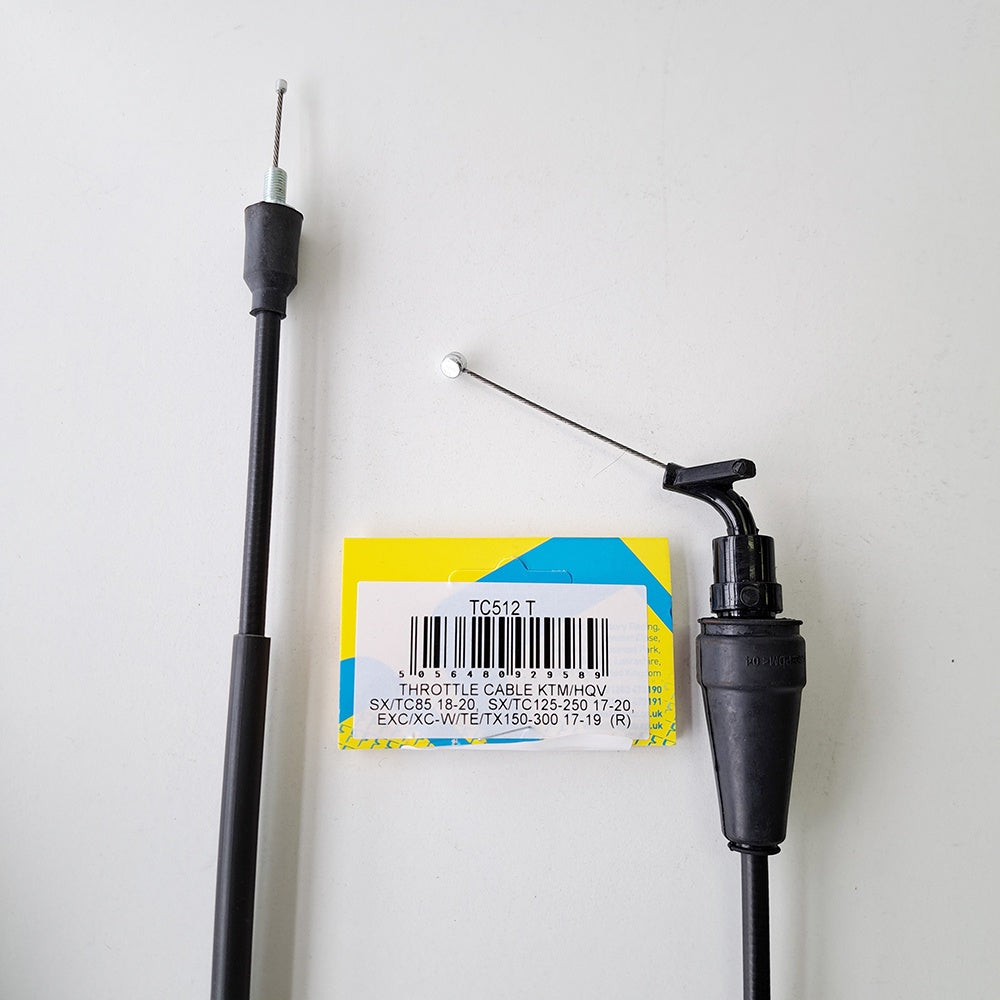 Apico - Cable - Throttle - KTM SX85 18-20, SX 125-250 17-20, EXC250/300 17-18, XC-W125/150 17-19, Husqvarna TC85 18-20, TC125/250 17-20, TE150 17-19, TE250/300 17-18, TX125/300 17-19