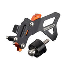 Zeta - Drive Cover w/Case Saver & Roller - KTM SX125/150 16-22, EXC/XC-W125/150 17-22 (Black/Orange)