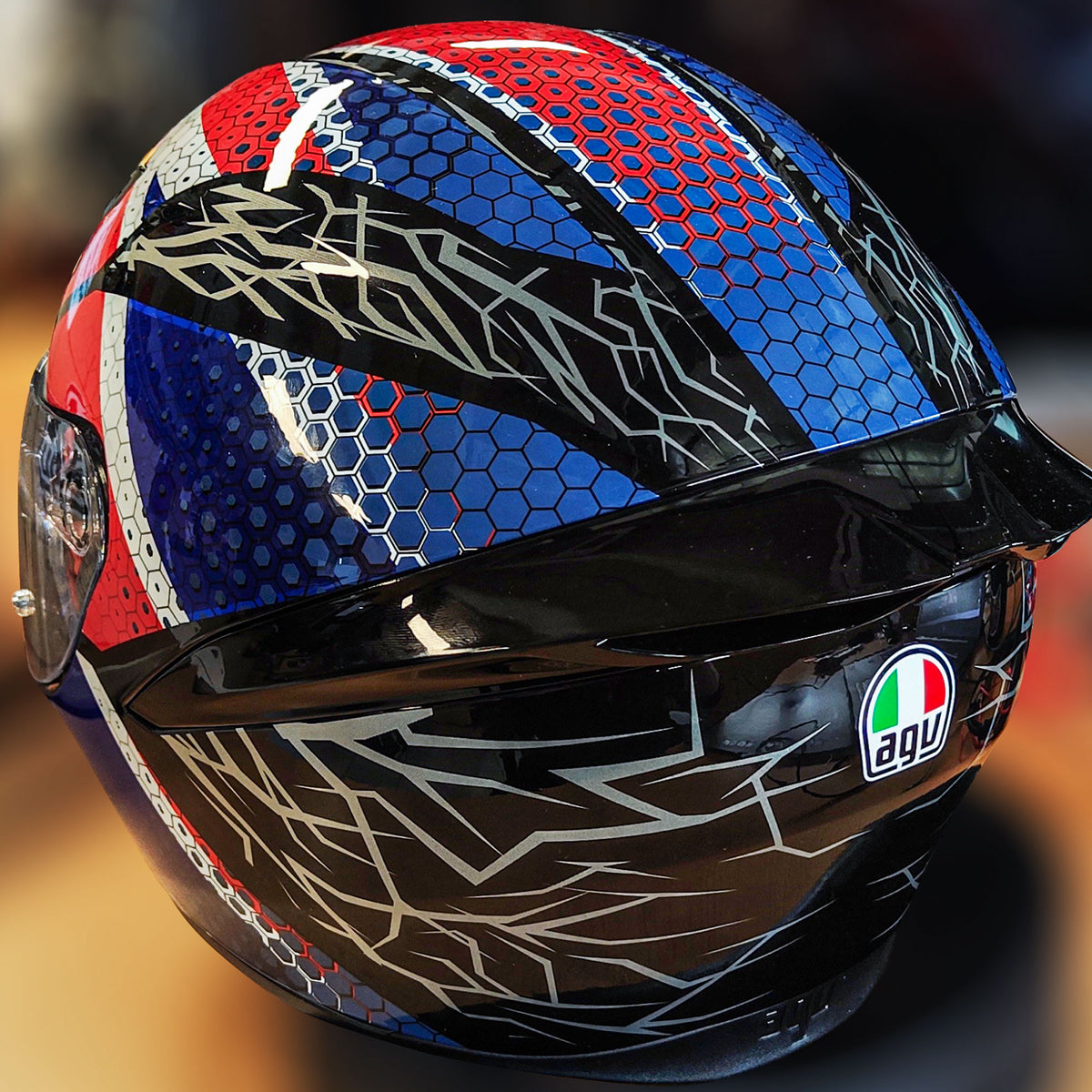AGV K1-S Union Jack Motorcycle Full Face Helmet (UK Flag)