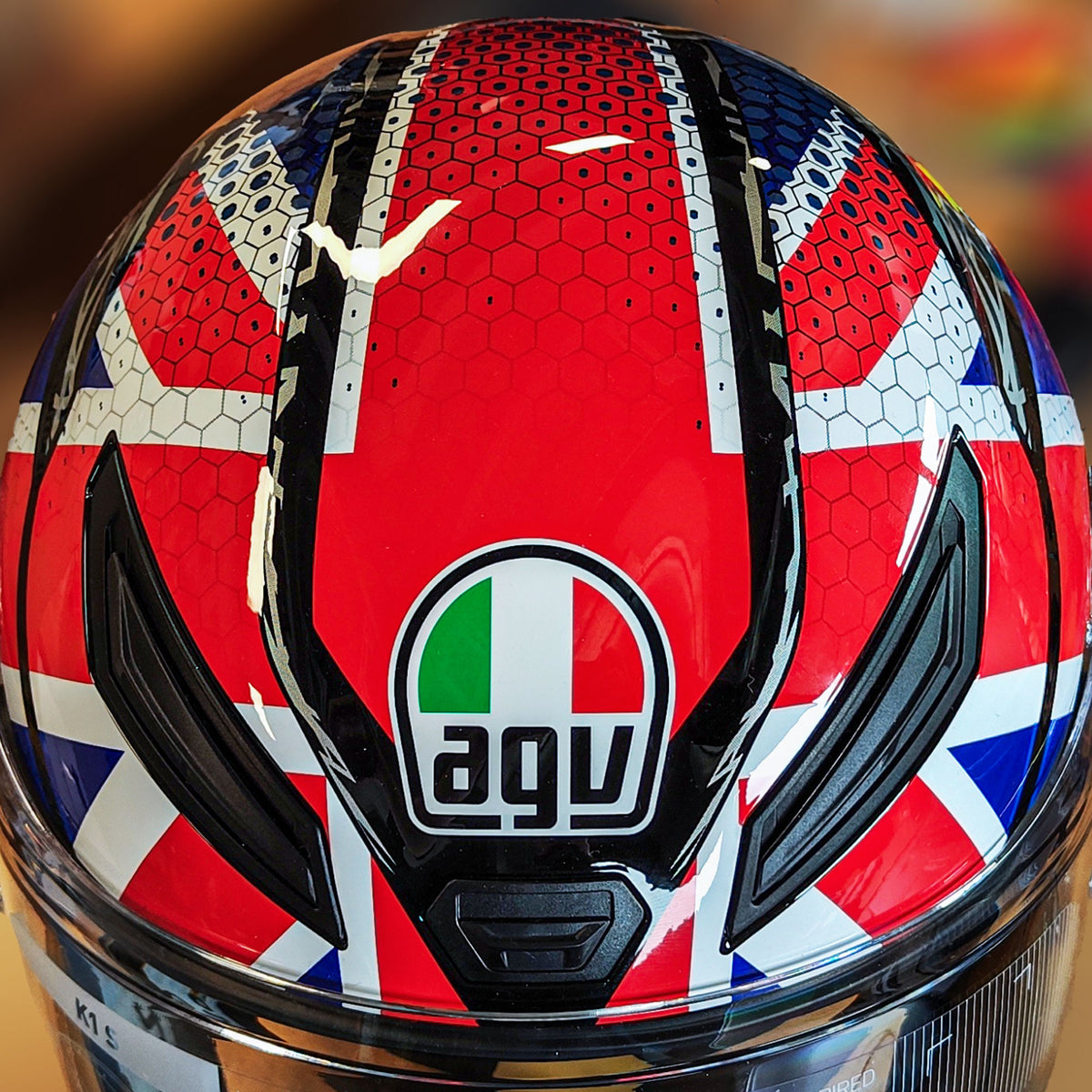 AGV K1-S Union Jack Motorcycle Full Face Helmet (UK Flag)