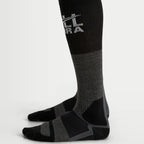 Alpinestars AT 8 MERINO Motorcycle Riding Socks (Tar Grey/Black)
