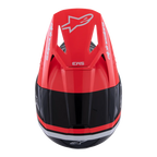 Alpinestars S-M3 RADIUM MX Helmet (Black/Red Fluo/White)