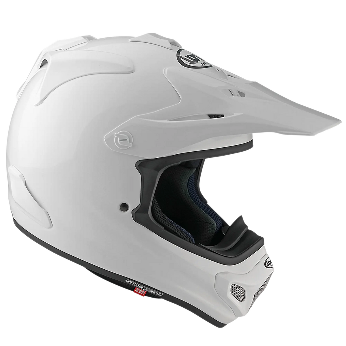 Arai MX-V Evo FIM02 PLAIN Motocross | Enduro Helmet (Gloss White)