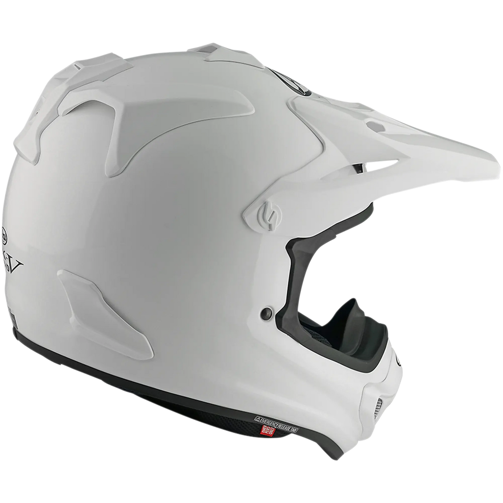 Arai MX-V Evo FIM02 PLAIN Motocross | Enduro Helmet (Gloss White)