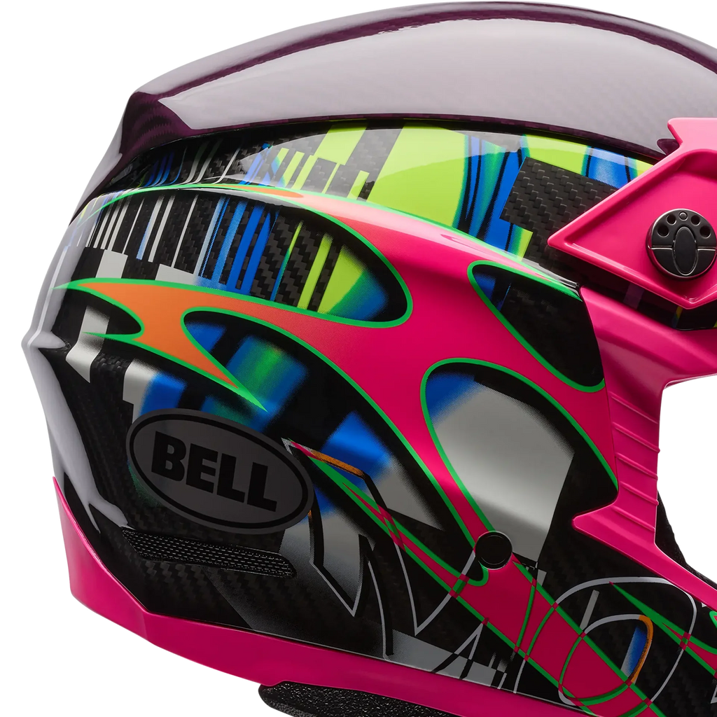 BELL MOTO-10 Spherical GP FIM02 LE SYNCHRO MX | Enduro Helmet (Fluo Pink/Green)