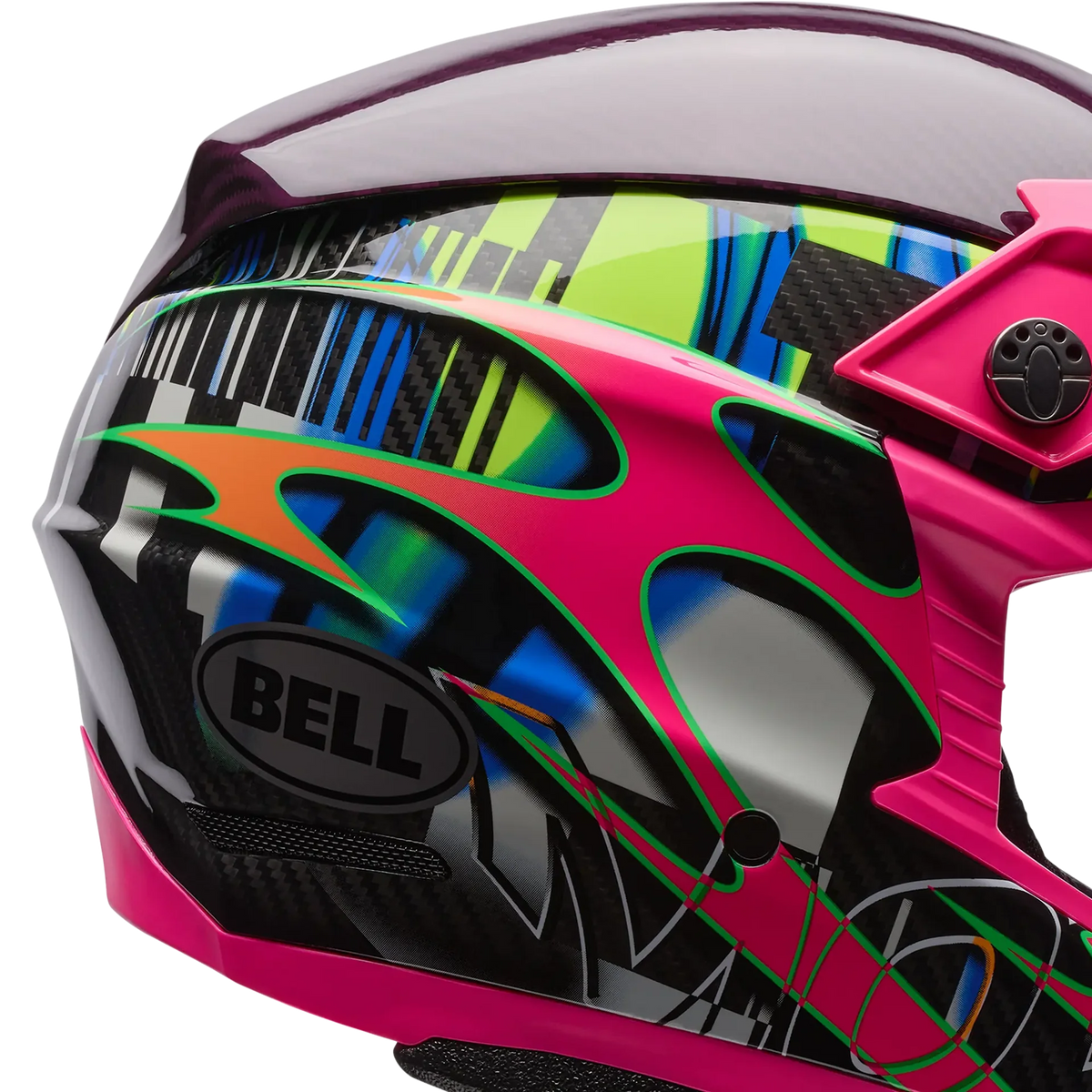 BELL MOTO-10 Spherical GP FIM02 LE SYNCHRO MX | Enduro Helmet (Fluo Pink/Green)