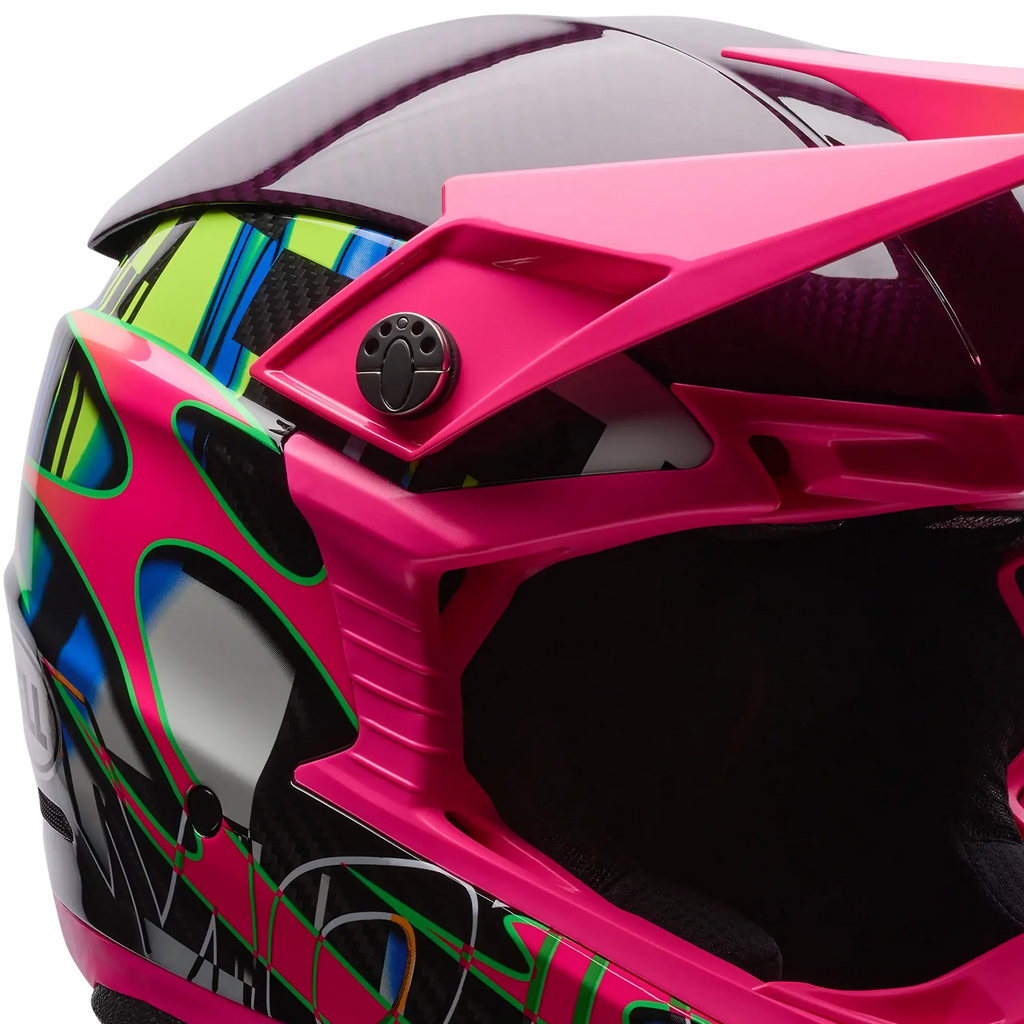 BELL MOTO-10 Spherical GP FIM02 LE SYNCHRO MX | Enduro Helmet (Fluo Pink/Green)