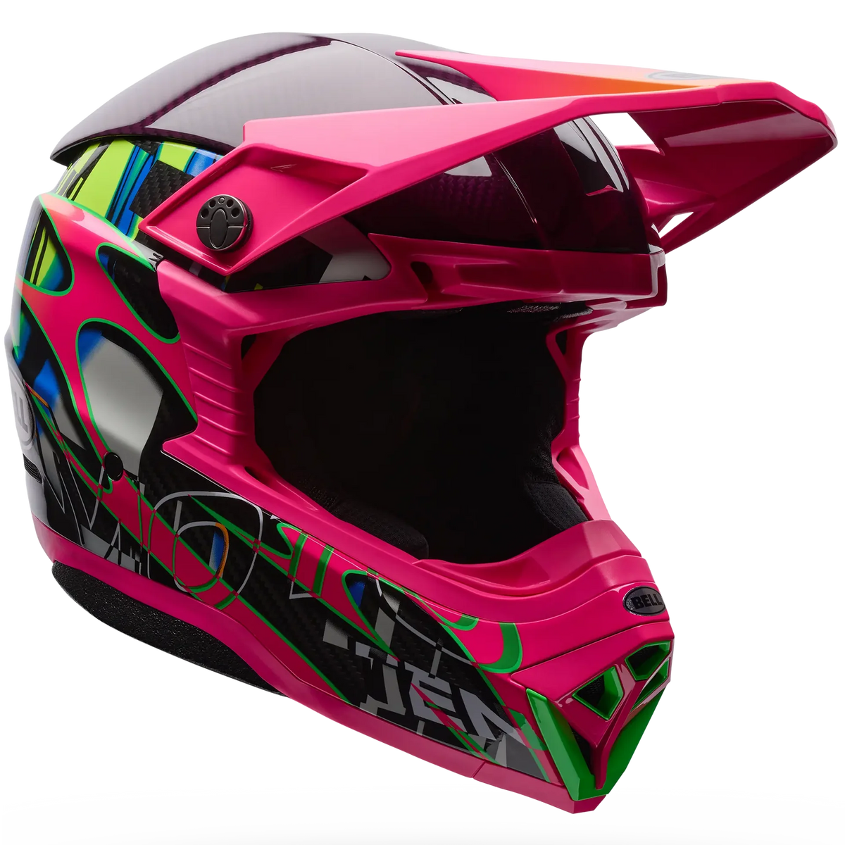 BELL MOTO-10 Spherical GP FIM02 LE SYNCHRO MX | Enduro Helmet (Fluo Pink/Green)