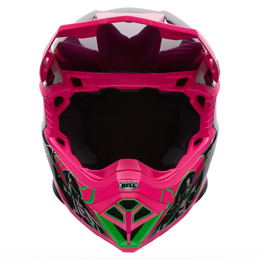 BELL MOTO-10 Spherical GP FIM02 LE SYNCHRO MX | Enduro Helmet (Fluo Pink/Green)