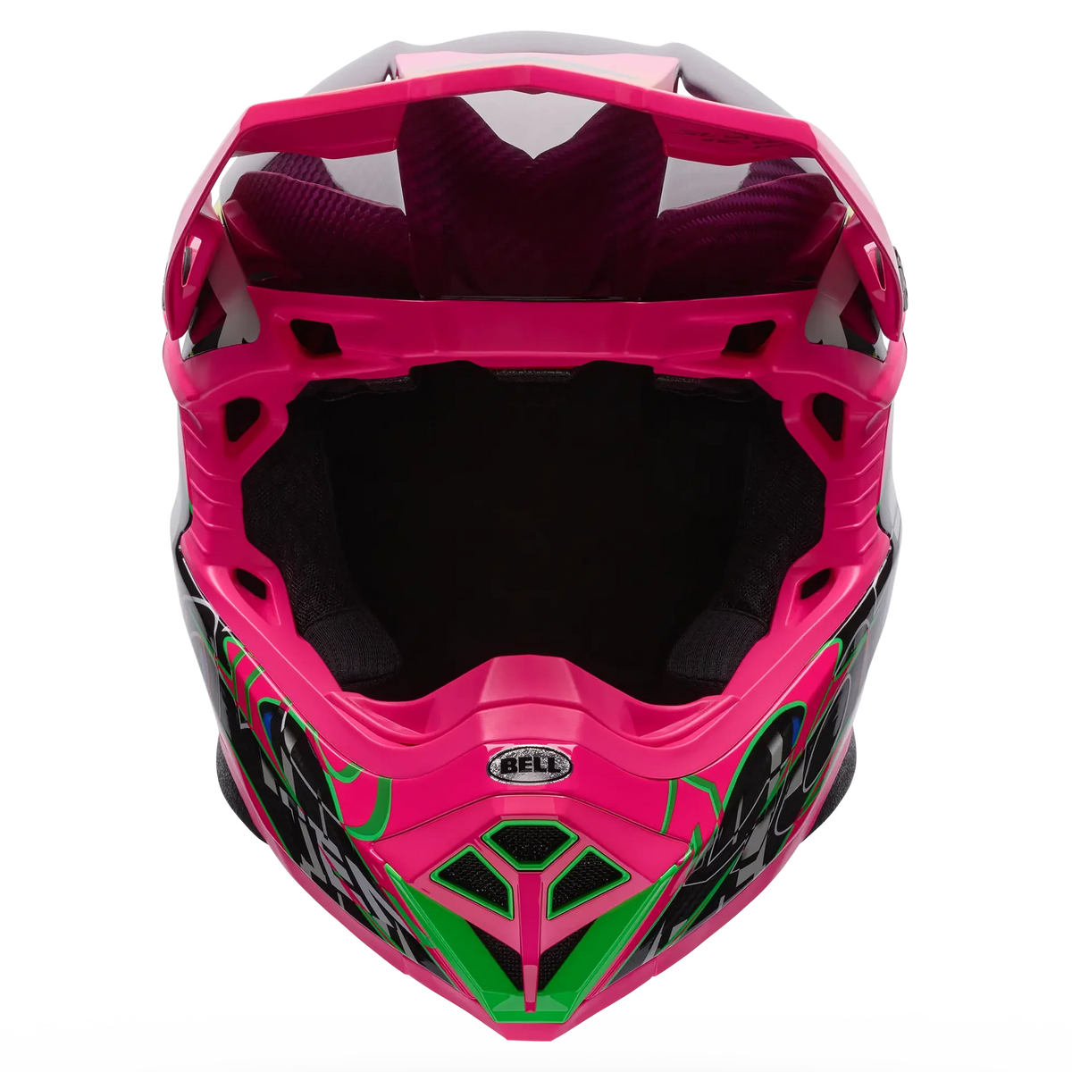 BELL MOTO-10 Spherical GP FIM02 LE SYNCHRO MX | Enduro Helmet (Fluo Pink/Green)