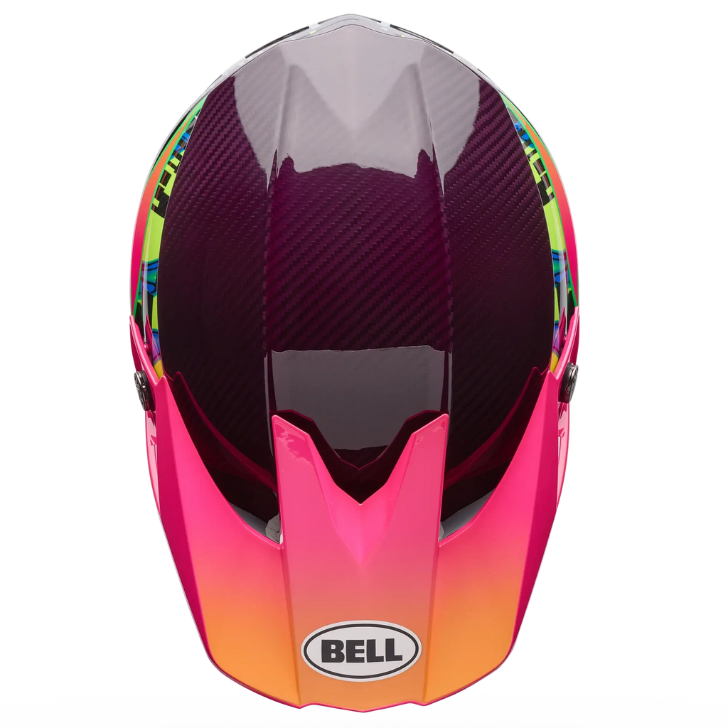 BELL MOTO-10 Spherical GP FIM02 LE SYNCHRO MX | Enduro Helmet (Fluo Pink/Green)