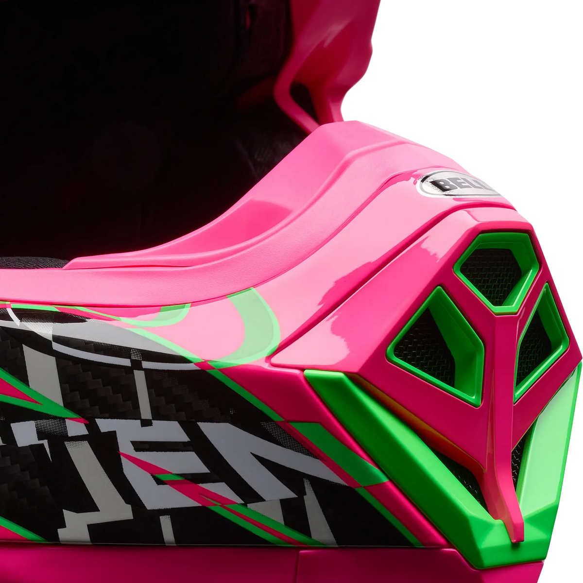 BELL MOTO-10 Spherical GP FIM02 LE SYNCHRO MX | Enduro Helmet (Fluo Pink/Green)