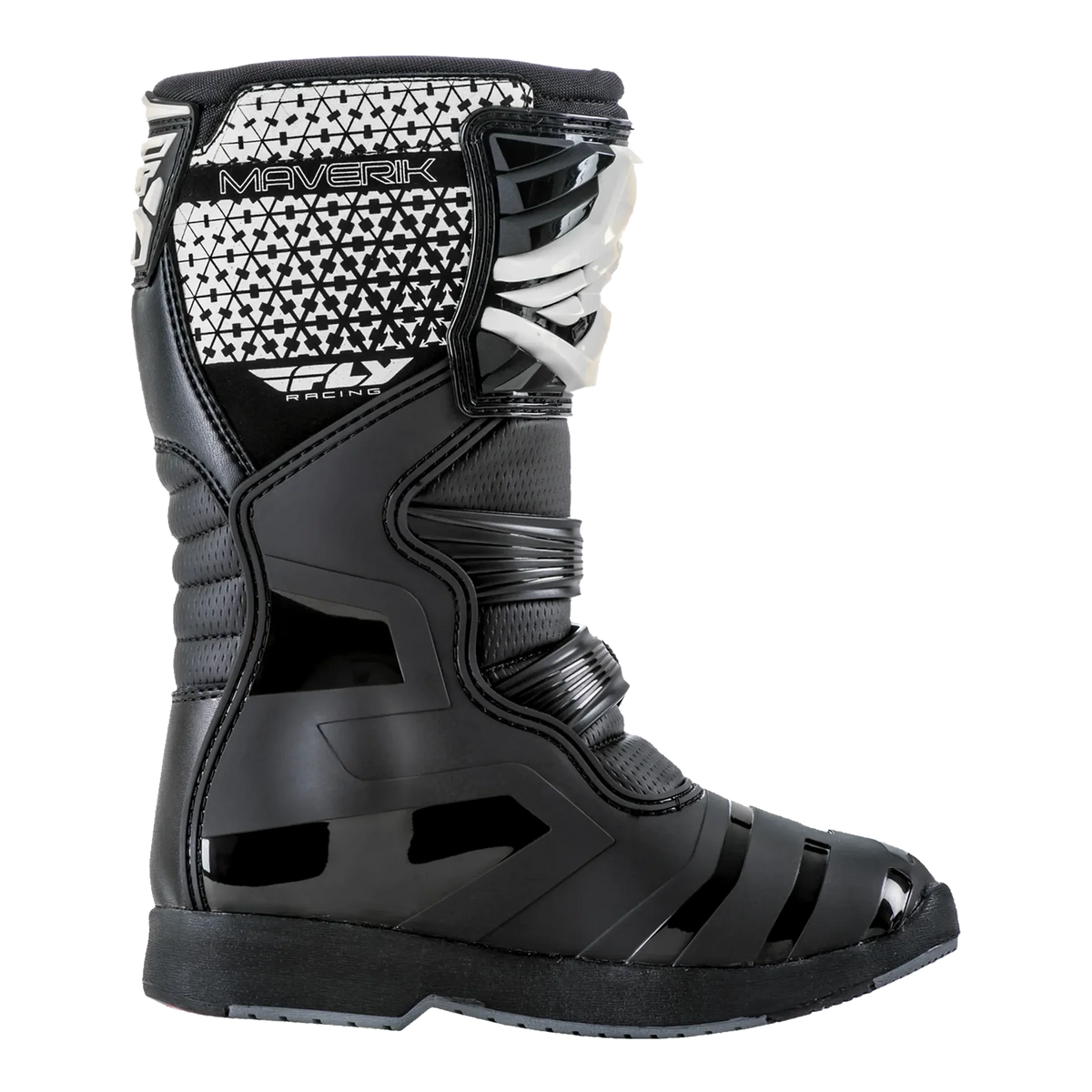 FLY Racing Youth Maverik MX Boots (Black)