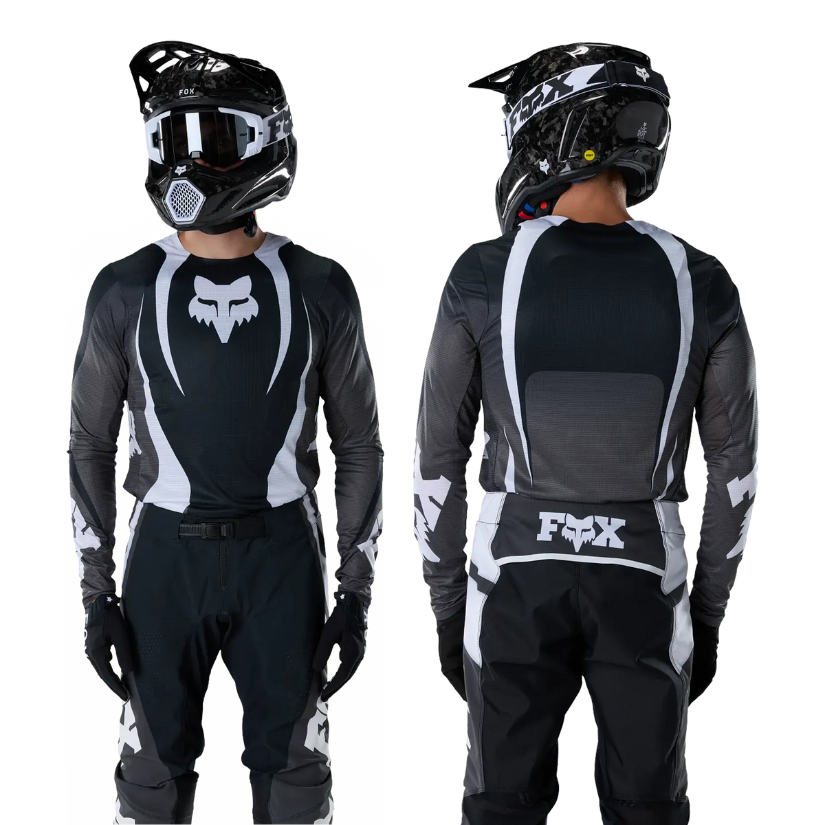 FOX Racing FLEXAIR THORN MX Gear Set (Black/White)
