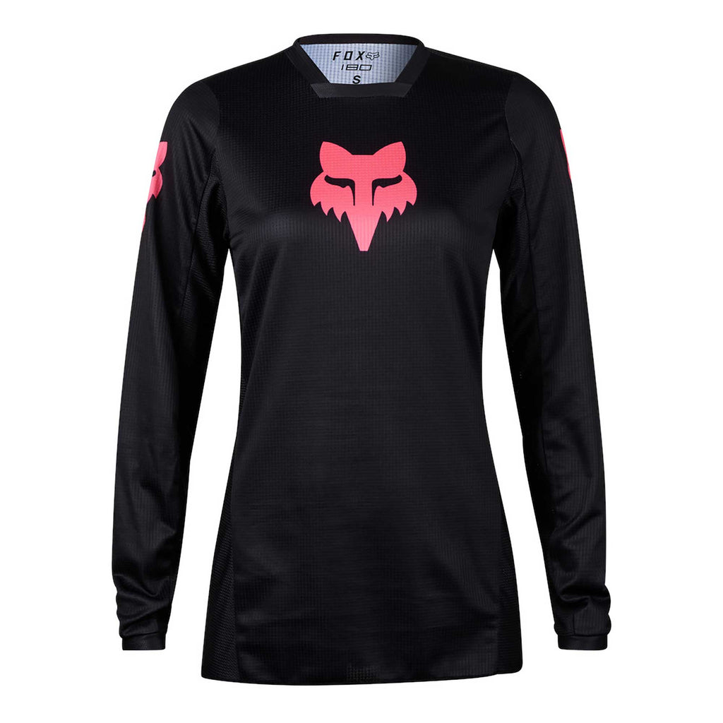 FOX Racing Women's 180 BLACKOUT MX Gear Set (Black/Pink)