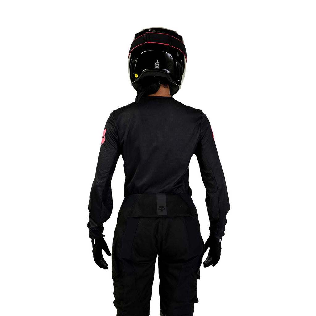 FOX Racing Women's 180 BLACKOUT MX Gear Set (Black/Pink)