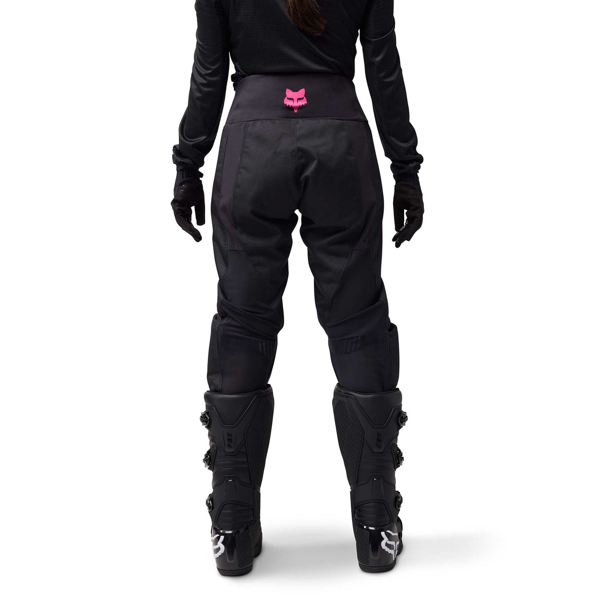 FOX Racing Women's 180 BLACKOUT MX Gear Set (Black/Pink)
