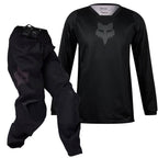 FOX Racing Youth 180 Blackout Gear Set (Black/Black)