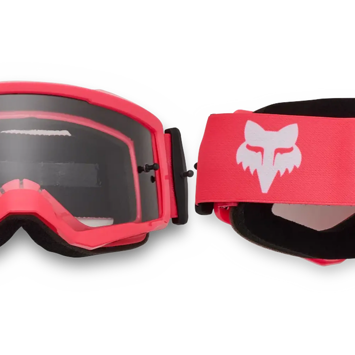 FOX Racing Youth MAIN CORE MX Goggles (Fluo Pink) Clear Lens