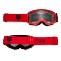 FOX Racing Youth MAIN CORE MX Goggles (Flo Red) Clear Lens