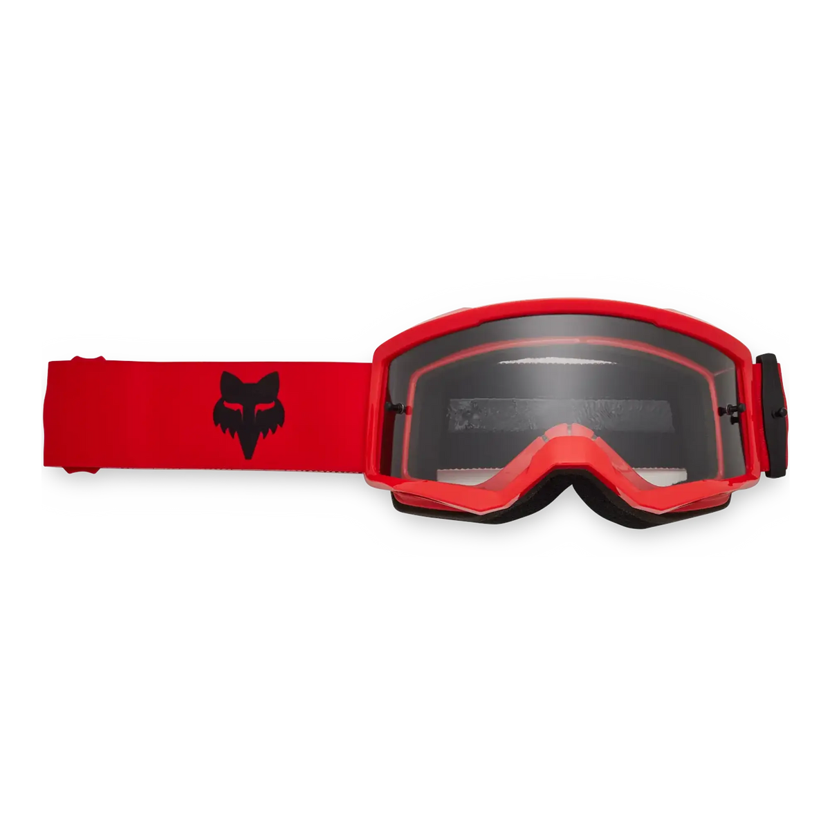 FOX Racing Youth MAIN CORE MX Goggles (Flo Red) Clear Lens