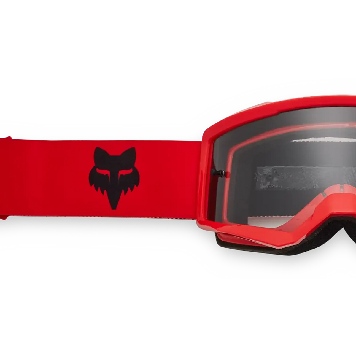 FOX Racing Youth MAIN CORE MX Goggles (Flo Red) Clear Lens