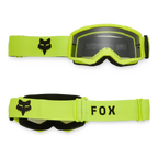 FOX Racing Youth MAIN CORE MX Goggles (Flo Yellow) Clear Lens