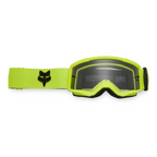 FOX Racing Youth MAIN CORE MX Goggles (Flo Yellow) Clear Lens
