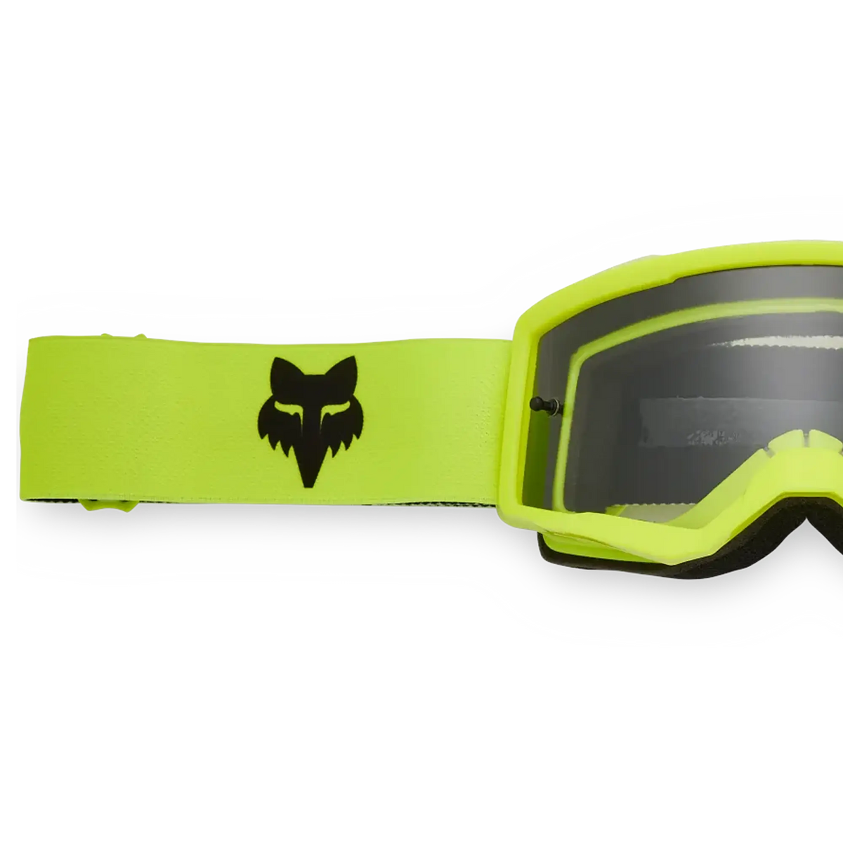 FOX Racing Youth MAIN CORE MX Goggles (Flo Yellow) Clear Lens
