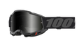 100% MX | MTB Youth Goggles - Accuri-2 (BLACK/GREY) Silver Iridium Lens