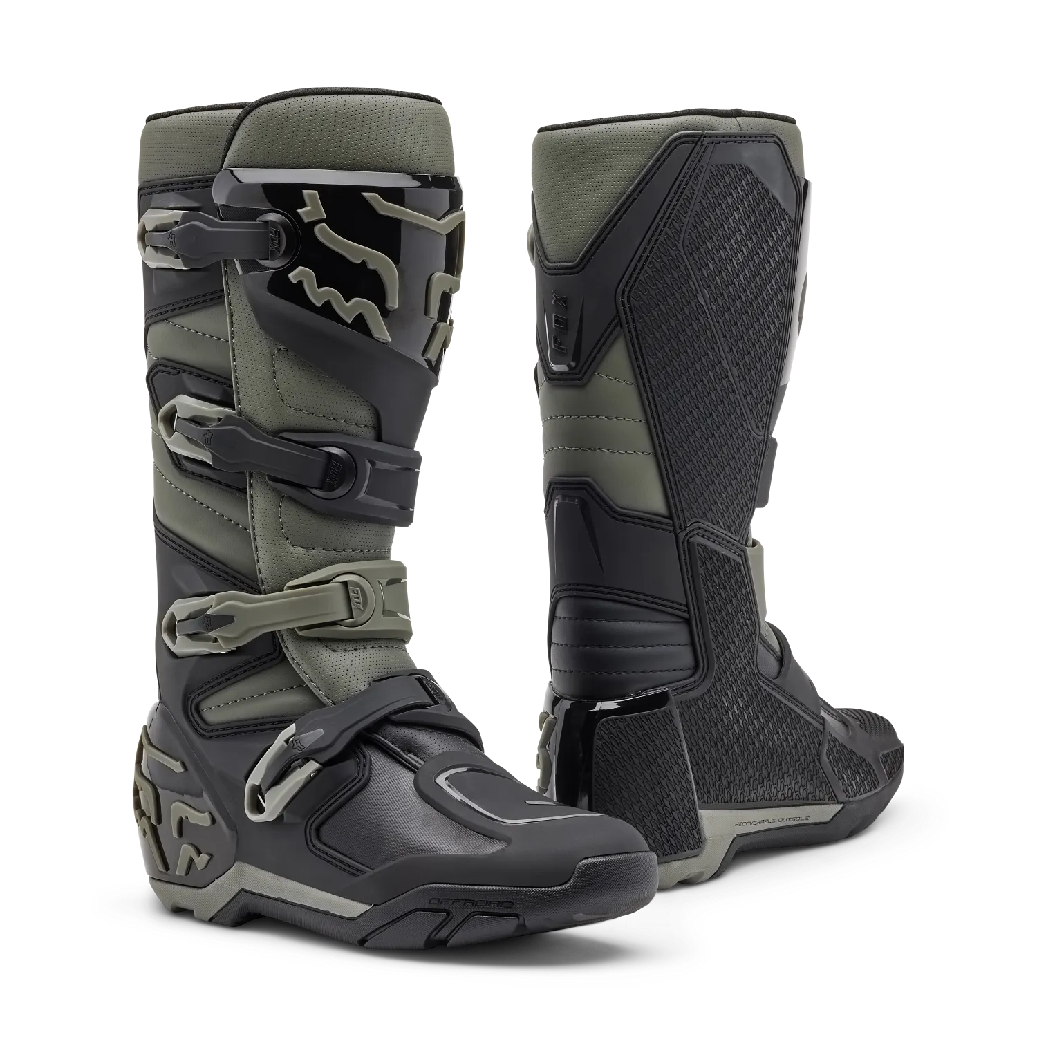 FOX Racing COMP X Enduro | Adventure Boots (Grey/Black)