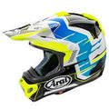 Arai MX-V Evo STINGRAY Motocross | Enduro Helmet (Yellow/Blue)