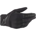 Alpinestars Copper Motorcycle Short Textile Gloves (Black)