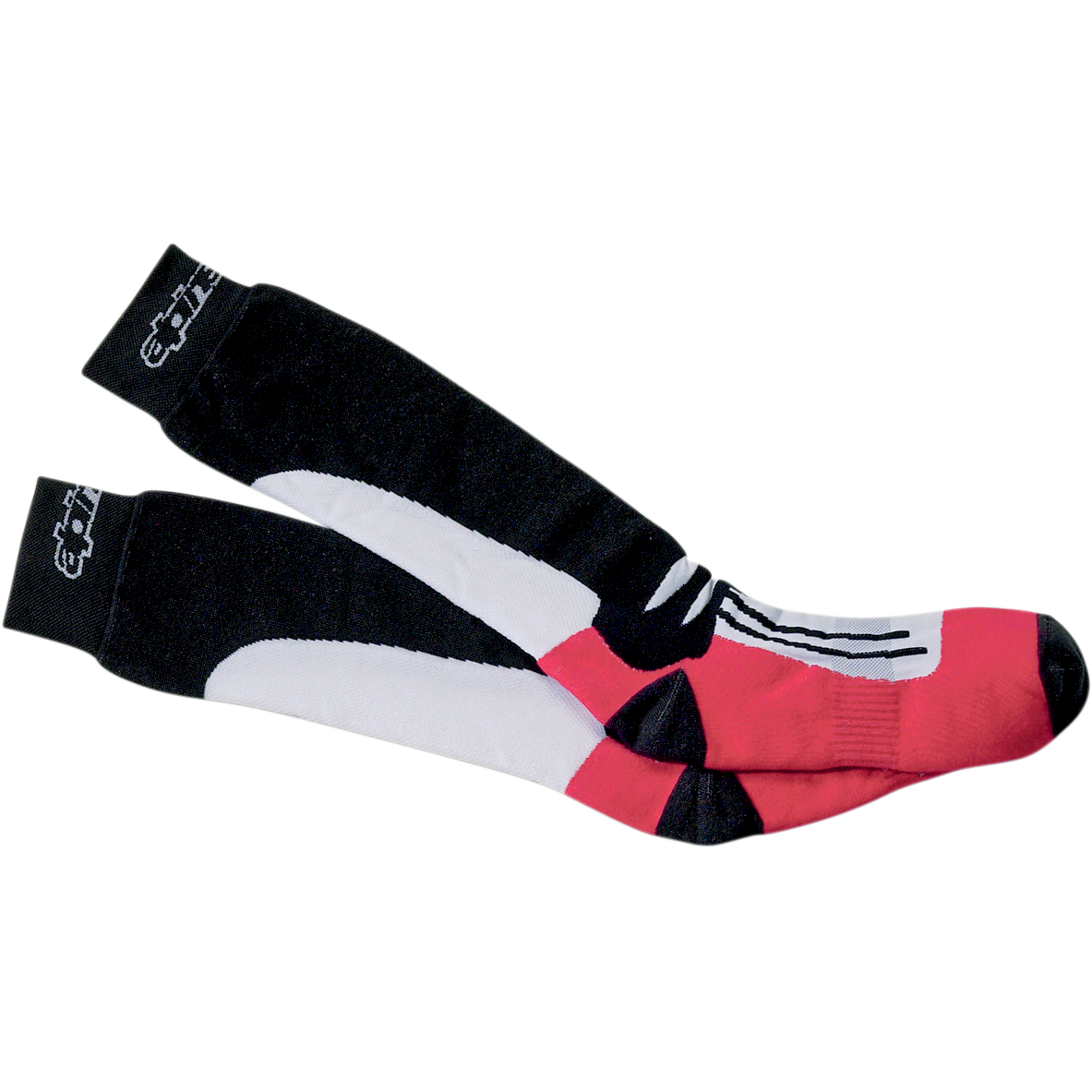Alpinestars (2026) Socks - Road Racing, Long (Black/Red)