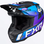 6D (MX25) Youth Helmet - ATR-3Y - FXR Aurora (Black/Blue/Purple)