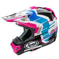 Arai MX-V Evo STINGRAY Motocross | Enduro Helmet (Pink/Blue)